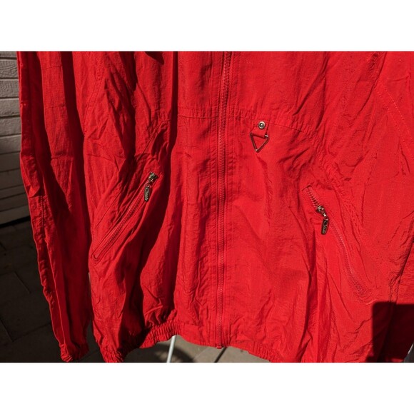 Vintage Catalina Track Suit Windbreaker Nylon Jacket Red 80’s 90’s No Size Tag - Picture 9 of 14